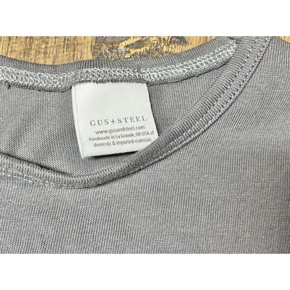 NEW Gus + Steel Graphite Tee 6-12 months - Picture 2 of 4